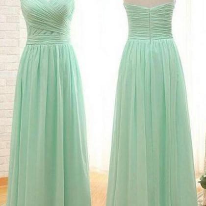 Green Bridesmaid Dresses, Long Brid..