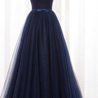 Simple, Long Night Ball Party Dress A Row Of..
