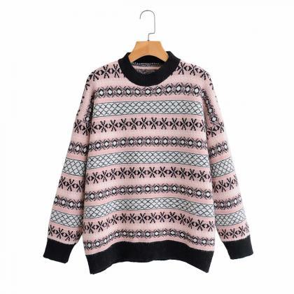 Slouchy Turtleneck Sweater For Women