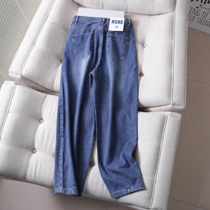 Fall Daddy Jeans Casual Pants For Women