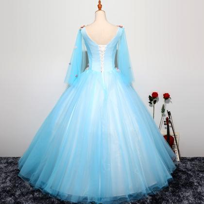 V-neck Prom Dress,fairy Party Dress,fancy Ball..