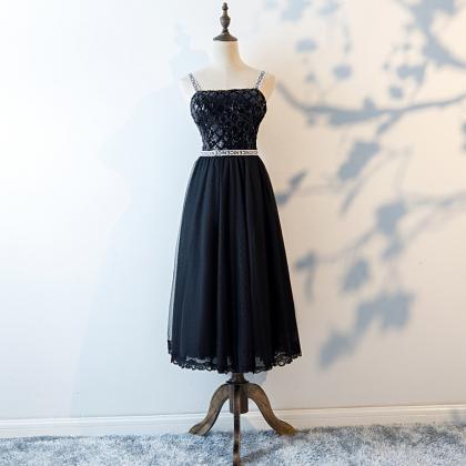 Spring/summer Little Black Dress, Spaghetti Strap..