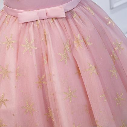 Children dress princess dress, pink..