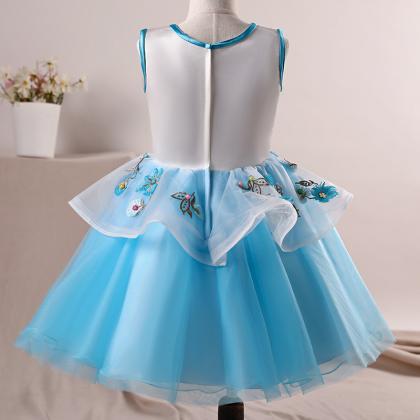Girl Princess Dress, Style Bouffant Gauze Dress,..