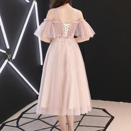 Elegant Fairy Midi Dress, Dreamy Temperament Party..