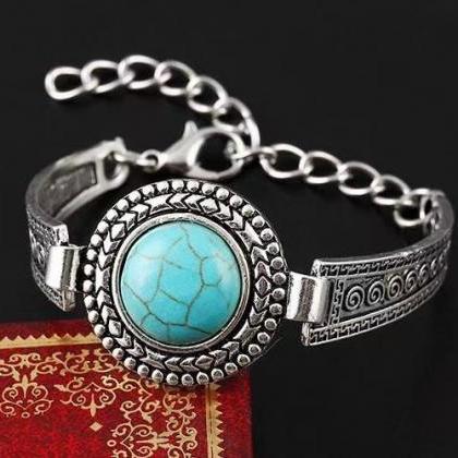 Vintage, Ethnic Style Jewelry, Turquoise Earrings..