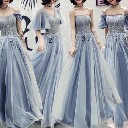 Blue Sisterhood Bridesmaid Dresses, Fairy, Wedding..