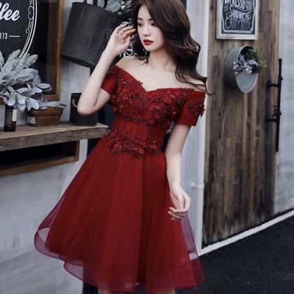 Off Shoulder Homecoming Dress,sexy Party..