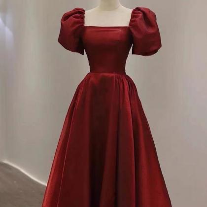 Slinky Red Evening Dress Evening Dresses – D&D Clothing