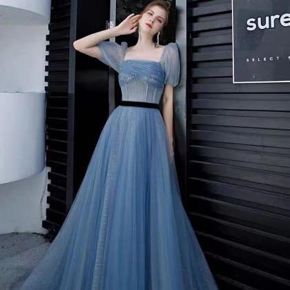 Off Shoulder, Light Luxury Prom Dress, Noble Party..