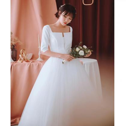 Long Sleeve Wedding Dress,ball Gown Bridal..