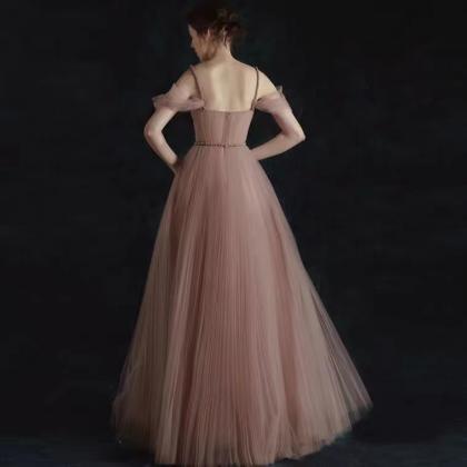 Off Shoulder Prom Dress,pink Fairy Party..