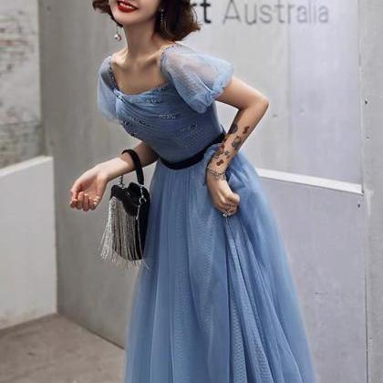 Blue Evening Dress, Fairy, High Quality Birthday..