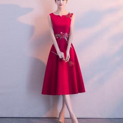 Red Homecoming Dress,red Little Dress With..