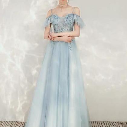 Blue Evening Dress, Elegant, Long Dress, Noble,..