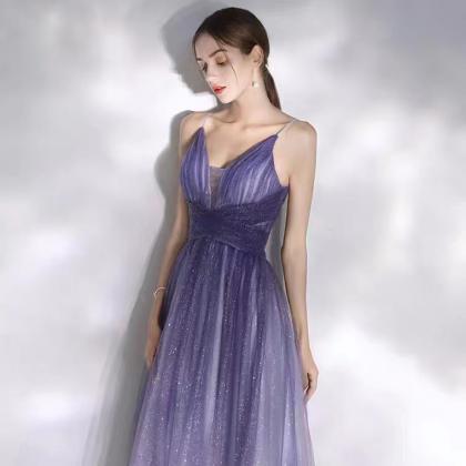 Purple Gradient, Evening Dress Dress, Noble, Sexy,..
