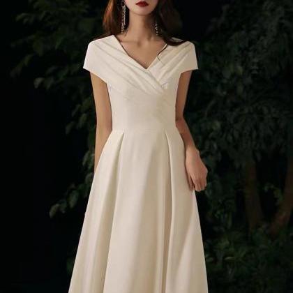 White Temperament Little Evening Dress,, Ladies..