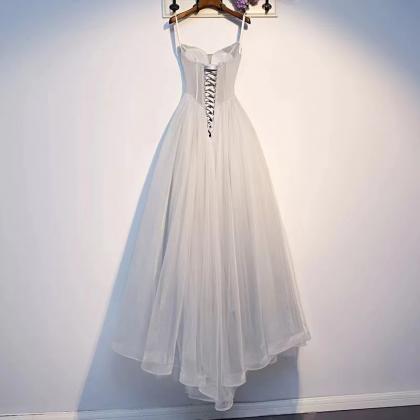 Grey Temperament Dress, Fairy Bridesmaid..