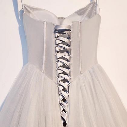 Grey Temperament Dress, Fairy Bridesmaid..
