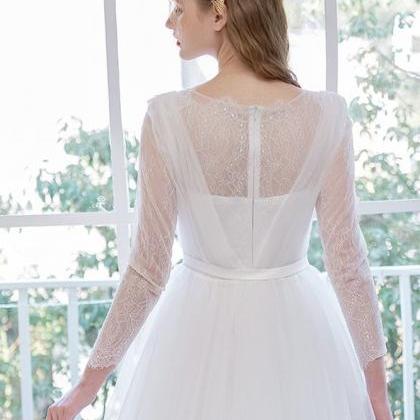 Ivory Wedding Dresses ,a-line / Princess..