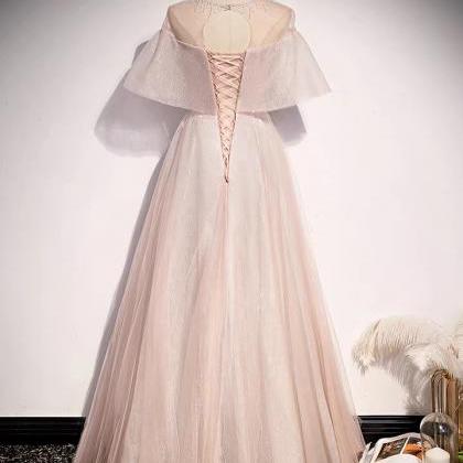 High Quality ,atmosphere Blush Pink Prom..
