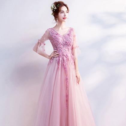 Pink Fairy Temperament Evening Dress, Birthday..