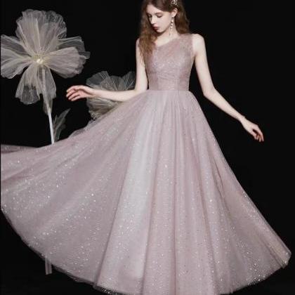 Sleeveless Prom Dresses, Sparkly Bridesmaid..