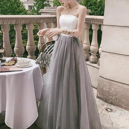 Strapless Prom Dress, Light Luxury, High Quality,..