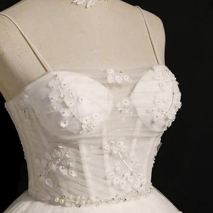 White Homecoming Dress, Fairy Dream Temperament..