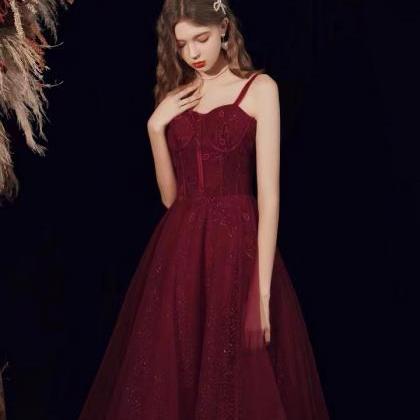 High Quality Elegant Prom Dress, Red Evening..