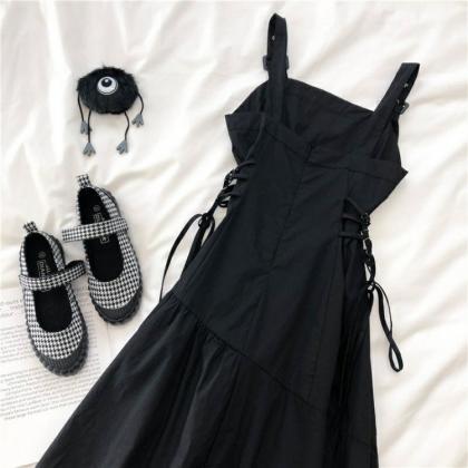Irregular Strap Dress, Design Feeling Little Black..