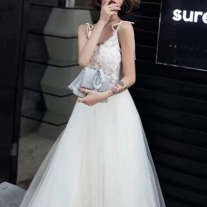 Couture, White Fairy Dress,spaghetti Strap..