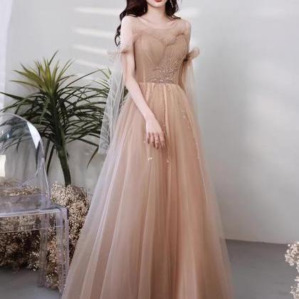 Champagne Prom Dress, Fairy Bridesmaids..