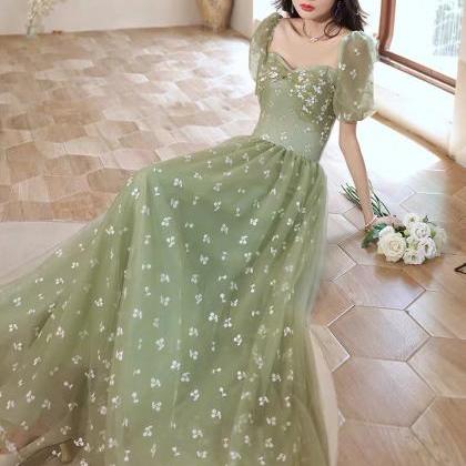 Chic, High Quality Bridesmaid Dresses, Green Party..