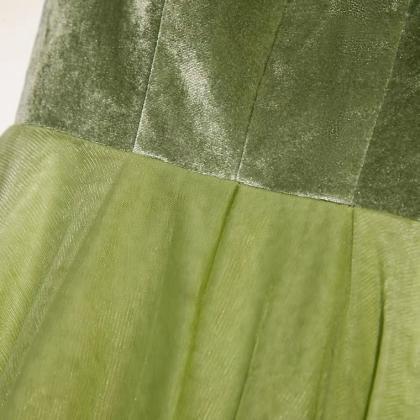 Green Prom Dress, Socialite, Fresh Birthday Dress,..