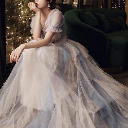Sweet Evening Gown, Princess Long Prom Dress,..