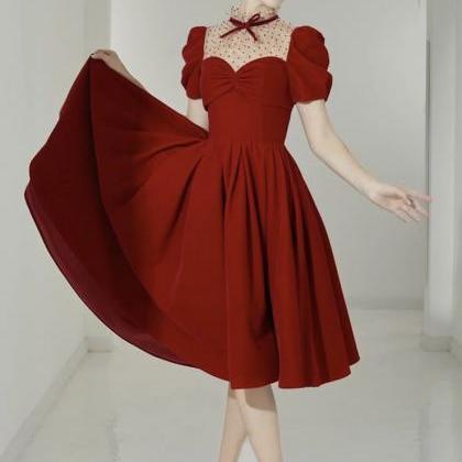 Red Homecoming Dress, Princess Dress,cute, Sweet..