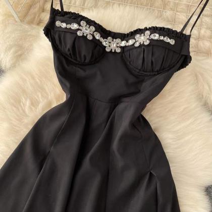 Little Black Dress, Sexy Strapless Dress,..
