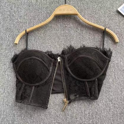 Sexy lace halter top, fashion, spic..