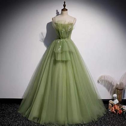 Fairy evening dress, green temperam..