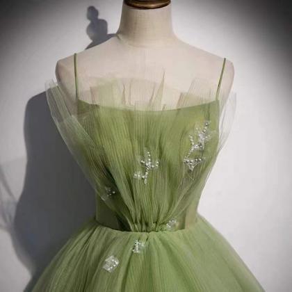 Fairy evening dress, green temperam..
