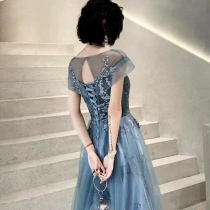 Blue prom dress,new, dream evening ..