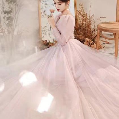 New, elegant prom dress, pink fairy..