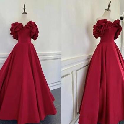 Cute Prom Dress, Off Shoulder Party Dress, Chic..