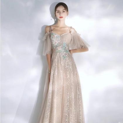 Champagne Party Dress, , Fairy Prom..