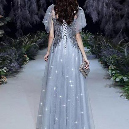Shiny Party Dress, Temperament Long Fairy Dream..