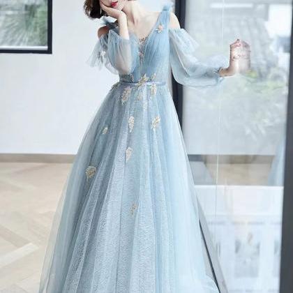 Blue Prom Dress, Fairy Party Dress, Dream Birthday..