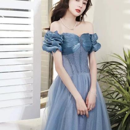 Off Shoulder Prom Dress,sexy Party Dress,custom..