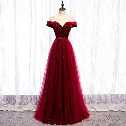 Red Prom Dress, Charming Formal Dress,custom Made