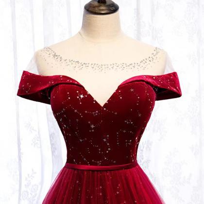 Red Prom Dress, Charming Formal Dress,custom Made